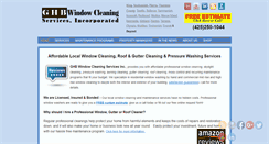 Desktop Screenshot of ghbwindowcleaning.com